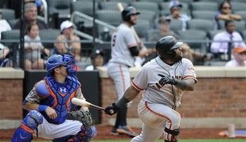 Doble de Sandoval da a Gigantes victoria ante Mets 
