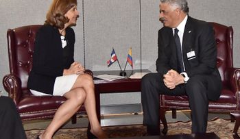Canciller RD se reúne en NY con su homóloga de Colombia