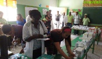 A.P.E realiza operativo médico en Villa Progreso, San Cristóbal 