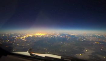 Imágenes sorprendentes de la tierra desde cabina de avión