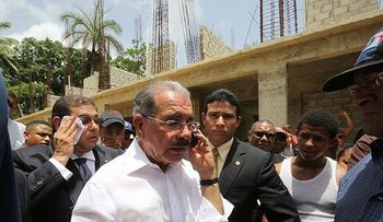 Escuela que visitó Danilo estará terminada en septiembre 