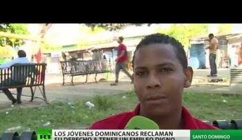 Los jóvenes dominicanos reclaman su derecho a tener un empleo digno