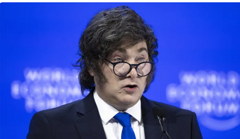 Milei dice en Davos que América será el faro del mundo