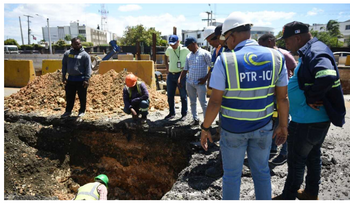 CAASD corrige averías en la 27 de Febrero