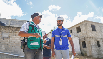 Onesvie evalúa edificio colapsado en Santo Domingo Norte