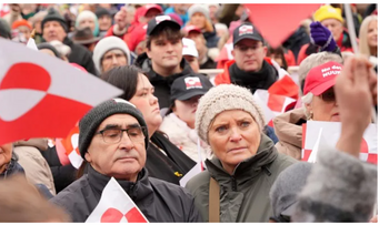 Protesta en Copenhague por Groenlandia