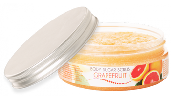 Exfoliante corporal de pomelo, menta y azúcar