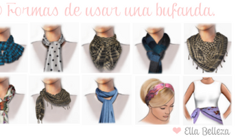 10 formas de usar una bufanda