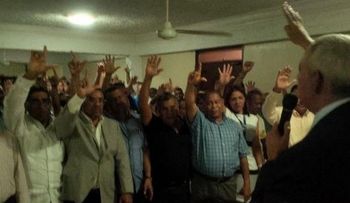 Juramentan equipo de campaña de Leonel en SDE