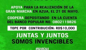 Marcha Verde solicita "contribución" para su actividad de Azua