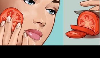 Ella se frotó un tomate en la cara y el efecto me dejó sin palabras!