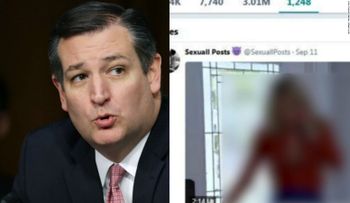 Ted Cruz le dio like a un video porno en Twitter: esta fue su explicación