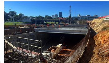 Avanza túnel de la Luperón; obra sería entregada en junio