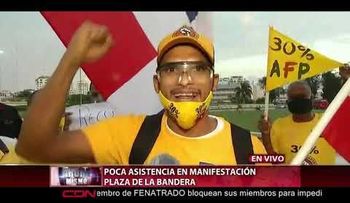 Se "ponchan" Carlos Peña y otros convocantes a protesta en Plaza de la Bandera