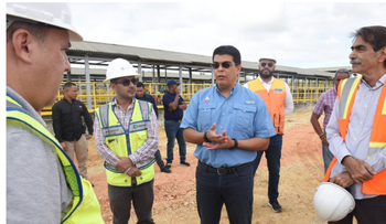 Caasd supervisa ampliación del acueducto Barrera de Salinidad en SDE