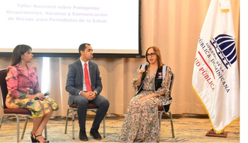 Salud y OPS capacitan periodistas sobre patógenos y vacunas