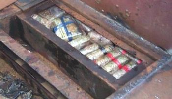 42 paquetes de drogas en cola de patanan decomisado por la DNCD
