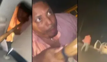 Apresan a Lenny Hancer Troncoso Bautista captado intentando agredir mujer con bate de béisbol
