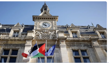Ayuntamientos franceses izan bandera palestina
