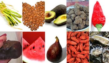 Los 10 alimentos más afrodisíaco