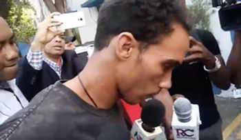 Familiares de víctimas intentan agredir a Víctor (El Metálico) en el tribunal; lo envían a SPM