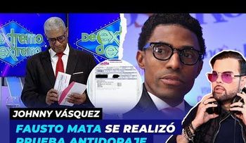 Fausto Mata se hace la prueba antidopaje para demostrar no consume sustancias