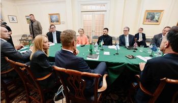 Líderes europeos apoyan a Zelenski en su reunión con Trump