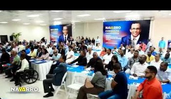 Andres Navarro en Consultas Territoriales Hermanas Mirabal, María Trinidad Sánchez, Samaná  y Duarte