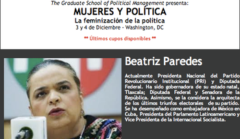 LF participará en Seminariosobre liderazgo público en Washington  