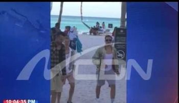 Justin Bieber paseando por Punta Cana