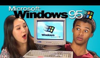 Así reaccionan los jóvenes de ahora al ver computadores con Windows 95