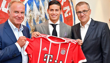 ¡Ya es oficial! James Rodríguez es el nuevo jugador del Bayern Munich