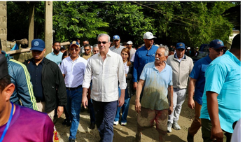 Luis Abinader visitará zonas afectadas por lluvias este sábado