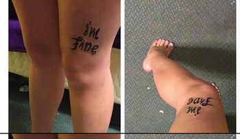El tatuaje de una chica con depresión retrata el lado más real de este trastorno