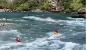 Sancionan a rusos por usar motos acuáticas en el río Futaleufú