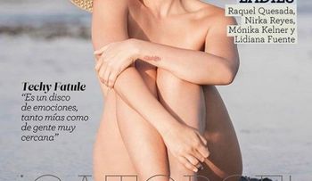 Hija de Tania Baez, Techy Fatule, se desnuda para revista