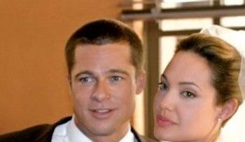 Angelina Jolie y Bratt Pitt se casaron en Francia 