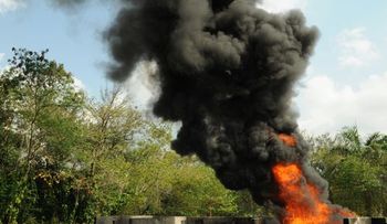 Procuraduría incinera 288 kilos de drogas