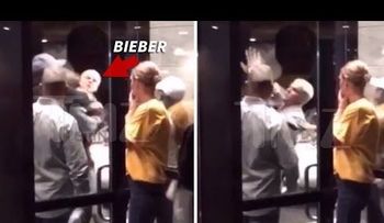 Justin Bieber se pelea con un hombre y termina en el piso (VIDEO)