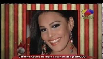 Carolina Aquino le niegan renovación de Visa Americana