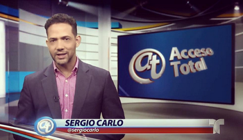 Sergio Carlo para Telemundo