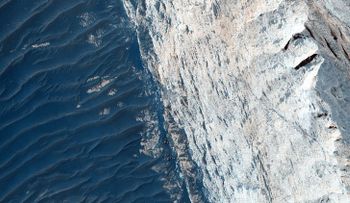 Marte en detalle: la NASA capta una imagen del cañón de Ofir