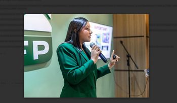 Shantal Astacio Cedeño, la integrante más joven de alto organismo partidario nacional