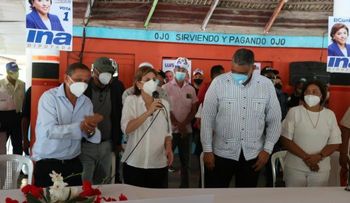 Raquel Peña recorre Línea Noroeste y asegura ganarán en primera vuelta