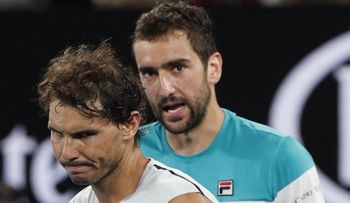  Marin Cilic y su repudiable gesto, tras el abandono por lesión de Rafael Nadal