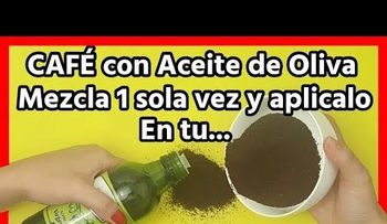 Piel hidratada con café y aceite de oliva