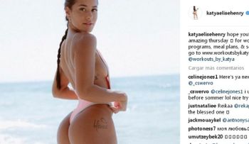  Katya Elise Henry, con su espectacular belleza está causando furor en las redes sociales