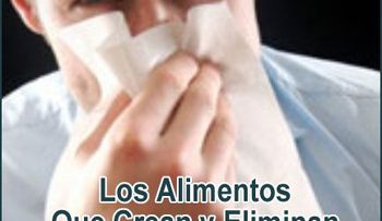  6 Alimentos producen mucosidad y flema 