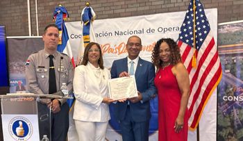 Deligne Ascención destaca logros Gobierno PRM ante comunidad dominicana en Lawrence