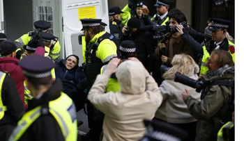 Más de 12 detenidos durante protesta palestina en Londres